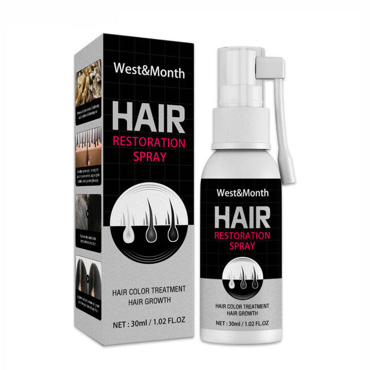 Edmundh 30ml Black Hair Spray Nongreasy Moisturizing Effective Anti