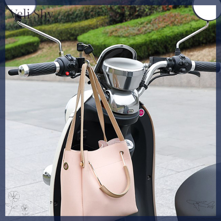 veli-shy-กุญแจสายยูสำหรับติดหมวกกันน็อคอุปกรณ์ล็อคจักรยานยนต์จักรยาน-universal-พร้อมกุญแจ2อัน