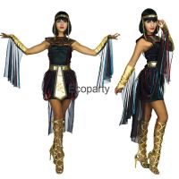 Halloween Egyptian Princess Cosplay Costume For Women Sexy Cleopatra Cosplay Dress Stage Show Masquerade Carnival Party Outfits