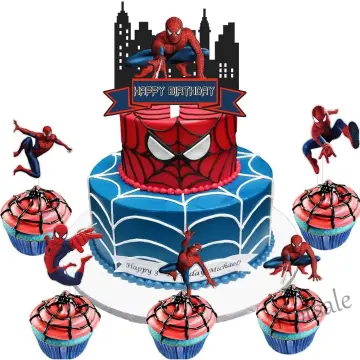 Bat Superhero Cake Decorations // Bat City Skyline Edible Cake - Etsy