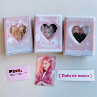 3นิ้วอัลบั้มรูป Mini Heart Hollow Photocard ผู้ถือการ์ตูน Idol Kpop Photo Card Binders 40กระเป๋าการ์ดรวบรวม Book