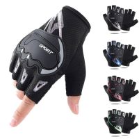 ☜ Women Men Sport Glove Half Finger Cycling Gloves Bicycle Motorcyclist Gym Training Fitness Weightlifting Sport Fingerless Gloves