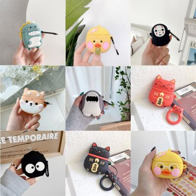 Cute Cartoon Protective Earphone Cover For Xiaomi Redmi Buds 3 Pro Case Wireless bluetooth Silicone Case for Redmi AirDots 3 Pro Headphones Accessorie