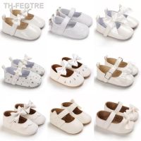 【hot】❍▼  Newborn Soft Soles Baby Shoes Non-slip Rubber Breathable Leather Walking