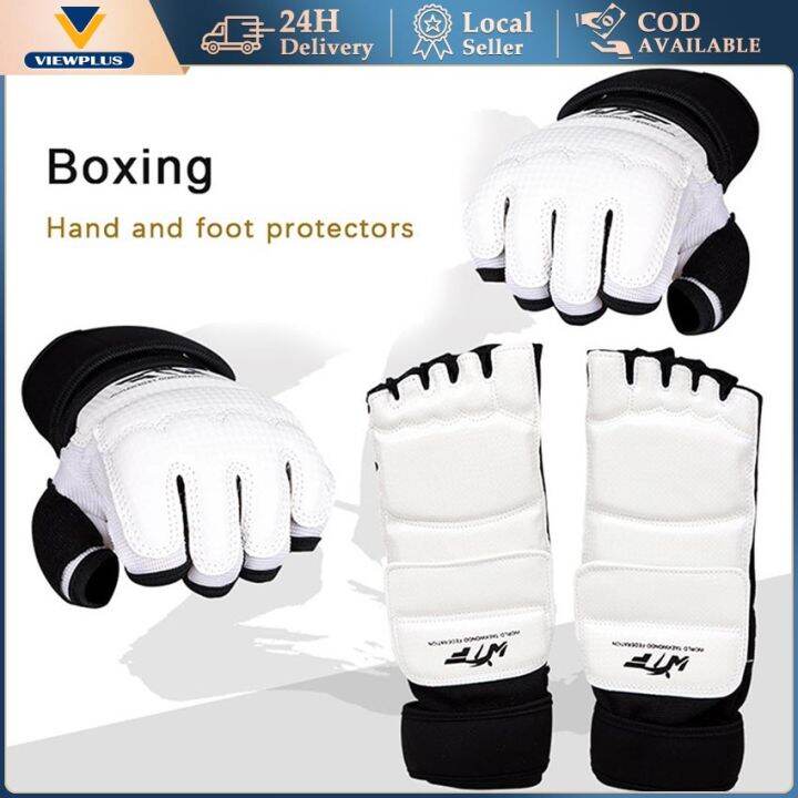 Hand And Foot Gloves Half Finger Protection Boxing Gloves Taekwondo Adult Children Men And Women