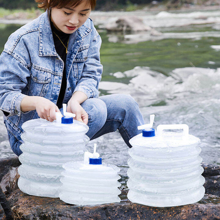 3l-5l-10l-15l-3l-5l-10l-15l-collapsible-camping-folding-water-container-carrier-bucket-tap-storage