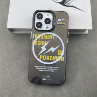 ELightning Pikachu electroplating hot silver Phone Case For iPhone 15 Pro Max 14 ProMax 13 12 12Pro 11 Shockproof Phone soft border hard case Mobile phone protective case LOGO