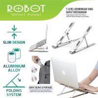 Robot RT-LS02 ขาตั้งแล็ปท็อป อลูมิเนียมอัลลอยด์ ยกได้ พับได้ สีเงิน