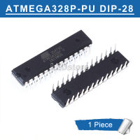 1 ชิ้น ATMEGA328P-PU DIP-28 ATMEGA328P U DIP28 ATMEGA328-PU กรมทรัพย์สินทางปัญญาบิตไมโครคอนโทรลเลอร์ AVR 32 พันหน่วยความจำแฟลชใหม่เดิม