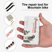 Emergency Tire Repair Kit Bicycle Flat Tire Repair Kit Tool Set Kit Patch Rubber Fetal Cycling Portable Quick Tire Repair Tool