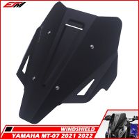 Motorcycle Accessories Aluminum Touring Sports Warrior Windshield Windscreen Kit Deflector For YAMAHA MT-07 MT07 2021 2022 MT 07