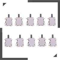 WonderfulBuyinge 10pcs MINI SLIDE SWITCH RESET Micro TOGGLE SWITCH ปกติเปิด/ปิดด้านข้างกด