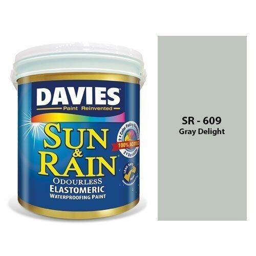 Davies Sun & Rain Elastomeric Paint SR-609 Gray Delight | Lazada PH