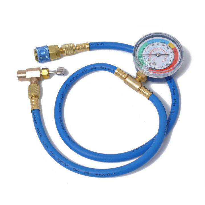 R134A Auto Air Conditioning Refrigerant Pressure Gauge Refill Gauge