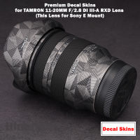 Tamron 11-20 F2.8เลนส์พรีเมี่ยมรูปลอกผิวสำหรับ TAMRON 11-20มิลลิเมตร F 2.8 DI III-A RXD สำหรับ E เมาเลนส์ปกภาพยนตร์ไวนิลสติ๊กเกอร์