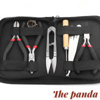 The Panda 1 Set Jewelry Tools with Plies and Scissor Beading Kit for Jewelry Making DIY Tool(Pliers /Tweezers/Ring /Awl)