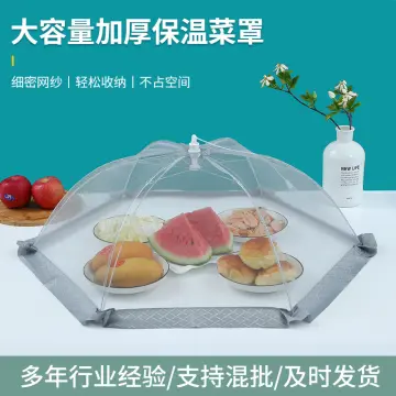 4pcs Food Covers,17 Inch Mesh Pop Up Food Cover For Keeping Out  Flies,bugs,mosquitos,reusable And Collapsible