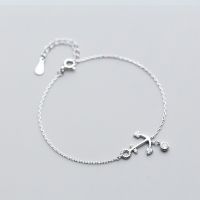 Anchor Leg Chain Female Fashion Sailor Rudder Round Zircon Womens Anklet 925 Sterling Silver Foot Jewelry Body Chain Accessorie