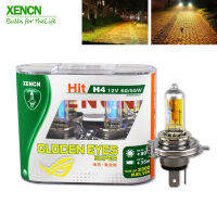 XENCN H4 12V 6055W P43t 2300K Halogen Headlihgt Replace Upgrade Super Yellow Light Car Bulbs Free Shipping 2Pcs 8411GDE