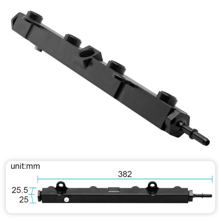 k-series-black-fuel-rail-ชุดสำหรับ-k20-k24-rsx-civ1c-si-integra-ep3-0-160-psi-silver-เครื่องวัดความดันน้ำมัน