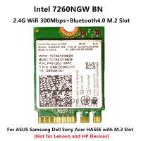 7260BN ไร้สาย-N 7260 7260NGW BN 2.4G 300Mbps Bluetooth4.0 NGFF M.2การ์ด Wifi สำหรับโน็คบุคตั้งโต๊ะ