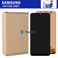 Yeesite 6.4 จอแสดงผลสำหรับ Samsung Galaxy A30 A305 A305F จอแสดงผล LCD และ Touch Screen Digitizer Assembly + เครื่องมือฟรี