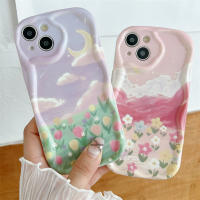 A95 A93 A74 A55 OPPO ปลอกอ่อน4G A78 A77 A57 5G กันกระแทกเคสสีสันมันวาวขอบโค้งมน