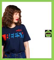 beesy เสื้อคอกลม ชาย หญิง  รุ่น Play สีกรม