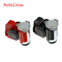 MotoLovee Vehicle 12V Super Loud Air Horn Snail Compact Horns For Motorcycle Car Truck Boat RV Modification Parts