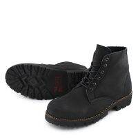 Sauqi Gantleman Safety Boots Genuine Leather Boots Work Project Anti Skid