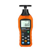 Digital Tachometer Handheld Contact Motor Tachometer LCD Speedometer Tach RPM Meter Contact-type Wide Measuring Rang 50～19999rpm