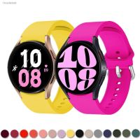 ☌㍿ Strap For Samsung Galaxy Watch 6 5 4 44mm 40mm/4 classic 46mm 42mm wristband 20mm Silicone Bracelet Galaxy Watch 5 pro 45mm Band