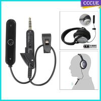 สายหูฟัง Ccคิวพลาสติก ABS ไมค์สเตอริโอแบบอินไลน์สำหรับหูฟัง QC2 QC15