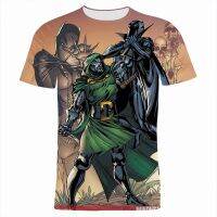 Doctor Doom T เสื้อผู้ชายผู้หญิงแขนสั้นฤดูร้อนใหม่แฟชั่น3D พิมพ์เสื้อลำลอง