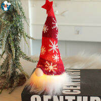 KitchenMall กำมะหยี่คริสต์มาสแคระ Swedish Tomte อบอุ่นเครื่องประดับตุ๊กตาชั้นวางสำหรับรถยนต์โต๊ะข้างเตียง