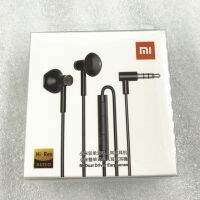 Xiaomi ไดรเวอร์คู่ Mi ชิ้นส่วนหูชุดหูฟังเสียงหูฟังมีไมค์ความละเอียดสูง3.5มม. สำหรับ Mi 9T Pro 3S 4 Cc9 Cc9e A3 Redmi K20 Pro 6a 8