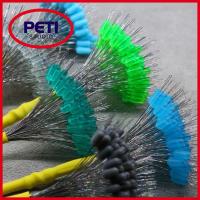 PETI STUDIO 600pcs 100 Groups อุปกรณ์เสริมสายแท็กเกิล ตัวหยุดทุ่นตกปลา อุปกรณ์สำหรับตกปลา ลอยลอยได้ ถั่วยาง ของใหม่ นุ่มนุ่มๆ ถั่วอวกาศ ทะเลสาบแม่น้ำทะเล