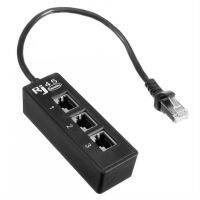 【cw】 2pcs High-quality 1PC LAN Ethernet Network RJ45 1 To 3 Splitter Cable !