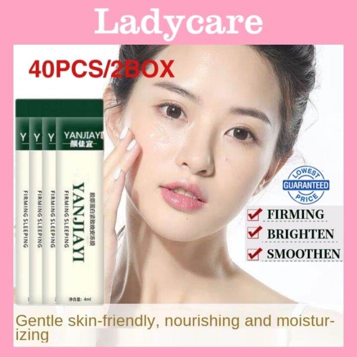20Pcs/Box Collagen Firming Sleeping Mask Hydrating Moisture Whitening
