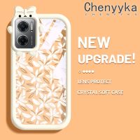 เคส Chenyyka สำหรับ Xiaomi Redmi 10 5G Redmi Note 11E 5G Redmi 11 Prime 5G เคสการ์ตูนแฟชั่นลายดอกไม้สีสันสดใสเคสโทรศัพท์แบบนิ่มกันกระแทกแบบใสน่ารักเคสใสทำจากซิลิโคนป้องกันเลนส์กล้องลายมอนสเตอร์ตัวเล็กน่ารัก