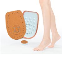 Leather Shoes Pads Cushion Heel Cup Insoles Massager Inserts Heel Pain Spur Latex Feet Care Women Heel Cushion Inserts Sole