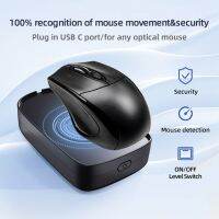 【YF】 Jiggler USB Mouse Movement Simulator With ON/OFF Switch For Computer Awakening Keeps PC Active Mover Device