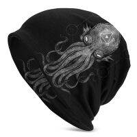 Cthulhu Drawings Autumn Female Warm Beanies Double Used Windproof Bonnet Hats