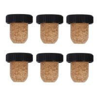 □ 6pcs 19mm Red Wine Cork Bottle Plug Beverage Stopper Sealing Cap Corks Oak Cork Pudding Container Kitchen Bar Tools