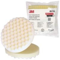 3M 5723 ฟองน้ำสีขาว ขนาด 8 นิ้ว แบบหลังสักหลาด (1 ชิ้น)