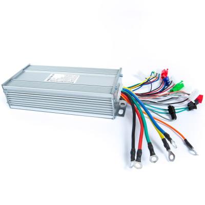 ตัวควบคุมรถจักรยานไฟฟ้าไร้เสียงเงียบ BLDC 24V 36V 48V 500W 800W 1000W 1200W ตัวควบคุมสกูตเตอร์