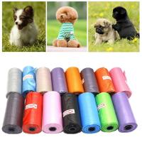 15Pcs/Roll Trash Bag Dog Poop Bags Dispenser Collector Pet Pick Up Plastic Bag Convenient Outside Toilet for Home Accessories