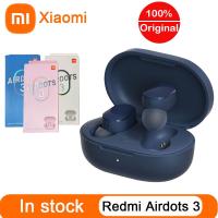 【Undine earphone】หูฟัง Xiaomi Redmi Airdots 3ของแท้ชุดหูฟังบลูทูธสำหรับเล่นเกมหูฟังไร้สาย Tws ระบบควบคุมแบบสัมผัสพร้อมไมค์ Mi Airdots 3