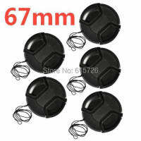 10pcslot 67mm center pinch Snap-on cap cover for camera 67 mm Lens