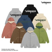 Áo hoodie zip local brand By UniSpace áo khoác unisex nam nữ form rộng vải